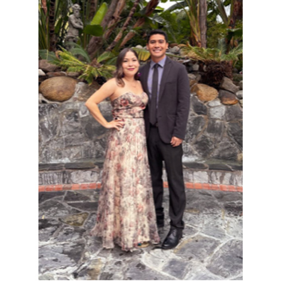 Lulu's Floral Strapless Maxi Dress - Picture 8 of 10